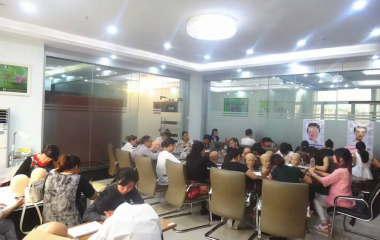 2014年10月學(xué)員培訓(xùn)現(xiàn)場(chǎng)